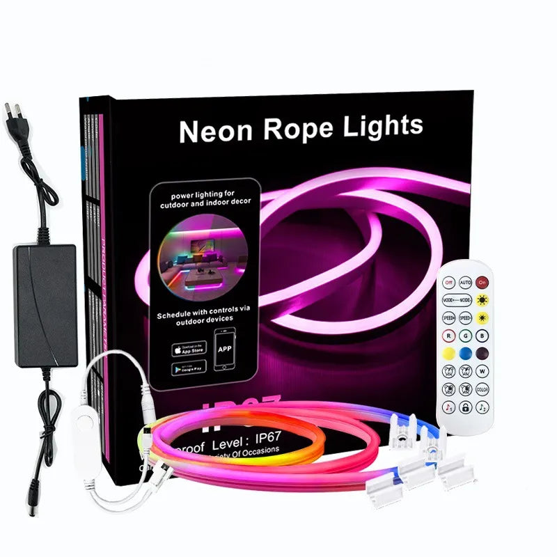 GlowSync™ Reactive RGB Light Strip – Sync to Screen, Sound & Style