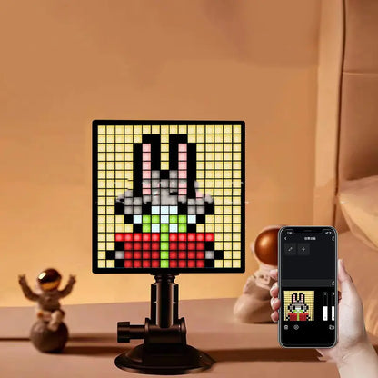 PixeLite™ Bluetooth Pixel Display – DIY Animated LED Panel for Creative Desks