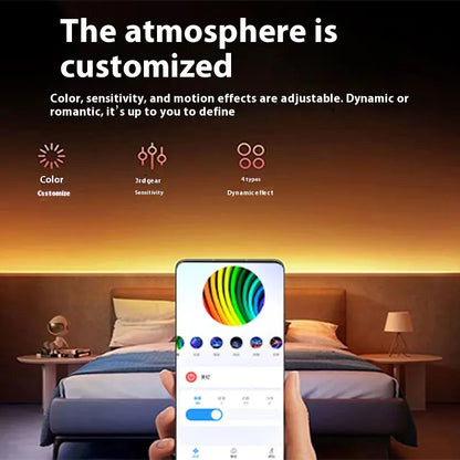 GlowSync™ Reactive RGB Light Strip – Sync to Screen, Sound & Style