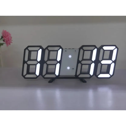 EdgeGlow™ 3D LED Wall Clock – Minimal Time Display for Modern Spaces