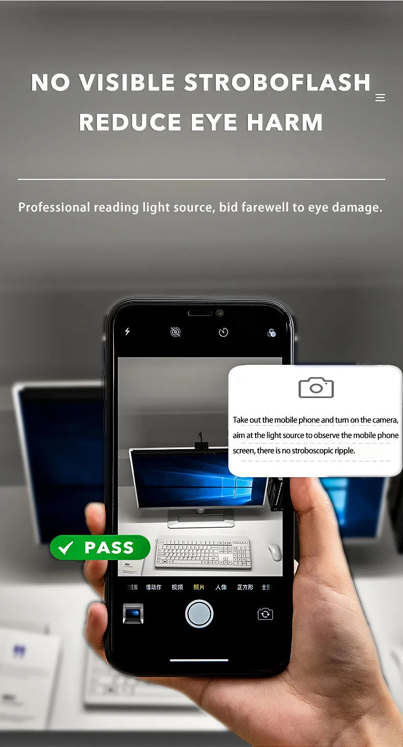 ScreenBar™ Minimalist Desk Light — No Glare. Just Focus.