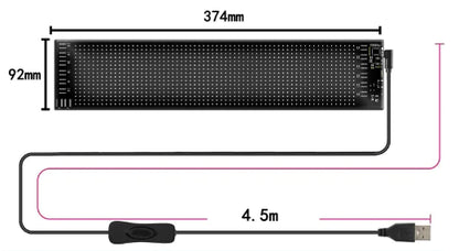 FlexGlow™ RGB Message Display – Custom Text Screen for PC Case Mods