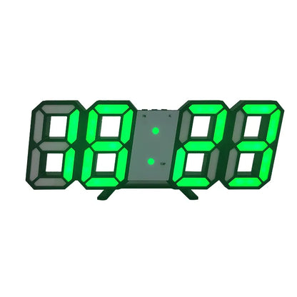 EdgeGlow™ 3D LED Wall Clock – Minimal Time Display for Modern Spaces