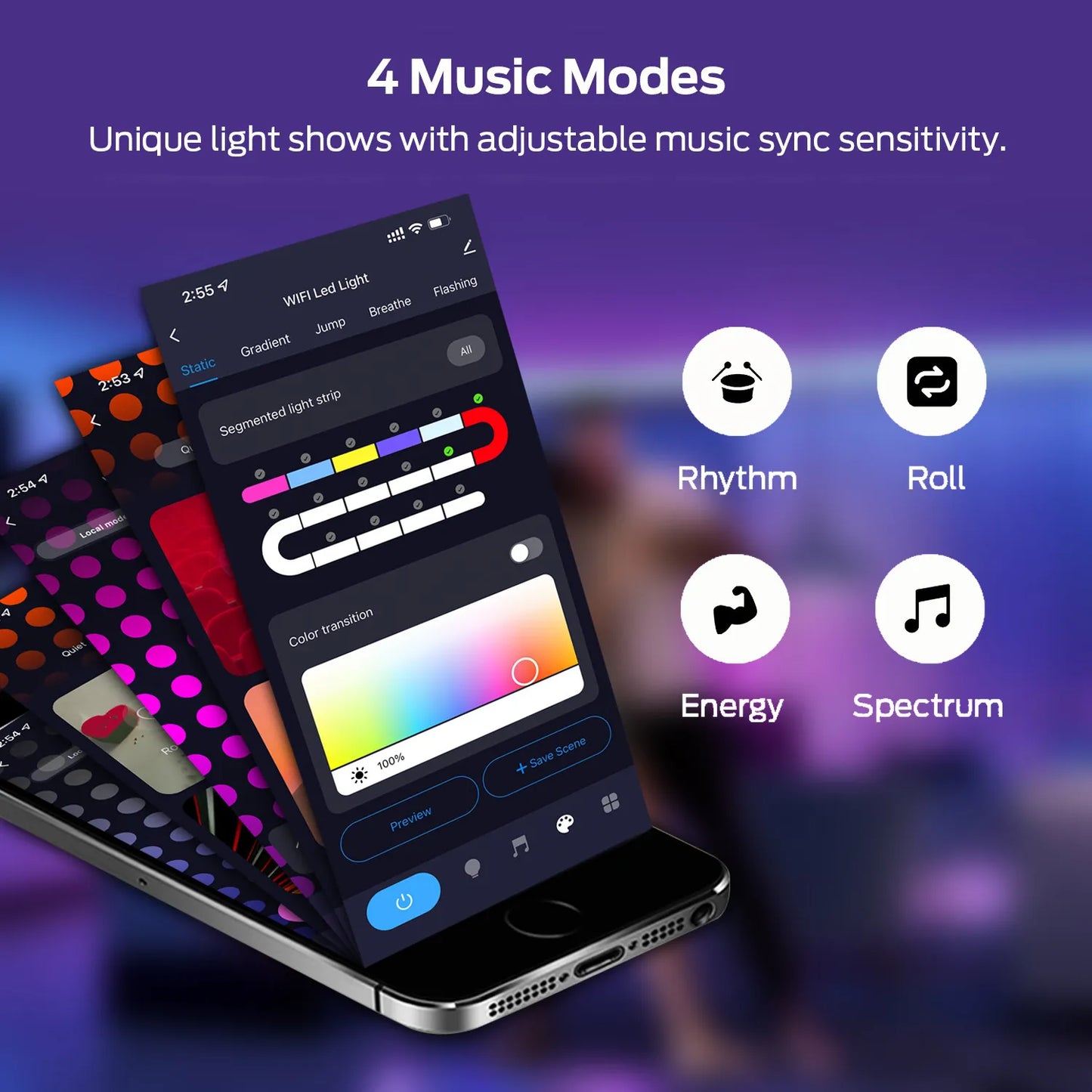 HexaGlow™ Modular RGB Panels – Touch-Activated Lighting for Creative Setups
