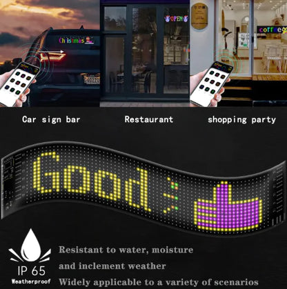 FlexGlow™ RGB Message Display – Custom Text Screen for PC Case Mods