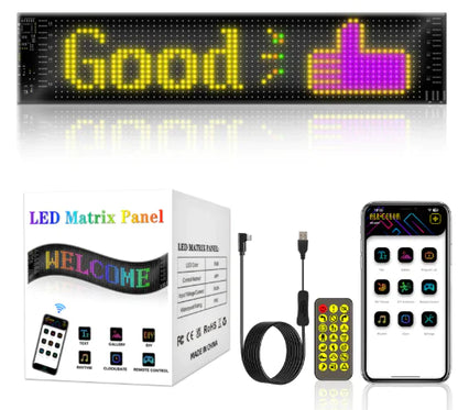 FlexGlow™ RGB Message Display – Custom Text Screen for PC Case Mods