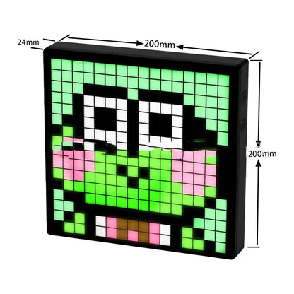 PixeLite™ Bluetooth Pixel Display – DIY Animated LED Panel for Creative Desks